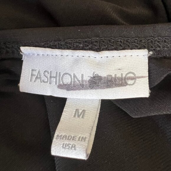 Fashion Bug Silver Chain Halter Neck Black Tank Top Blouse - Picture 5 of 6